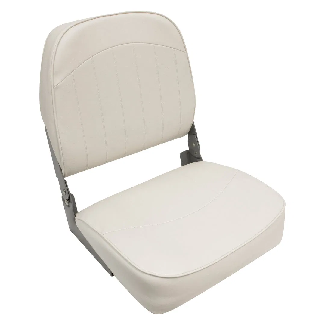 8WD734PLS-710 – WISE SEATING Boat Seat, Fishing Seat Low Back Seat Type Non-Adjustable Foldable 19 Inch Height x 16 I...